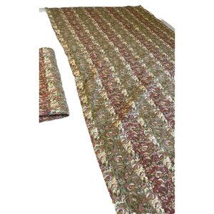 Ralph Lauren VTG Hearthside PRINT Rod Pocket Lined Drapes-Cotton/Linen USA MADE